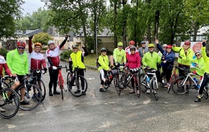 Séjour arrosé pour les cyclos villefranchois en Corrèze!