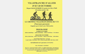 La Grimpée Villefranchoise de VTT.